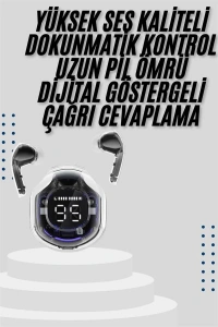 2025 Model Kablosuz Bluetooth Kulaklık ANC ENC Destekli HİFİ Stereo