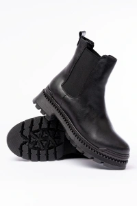 2051-2137 Siyah Lastikli Günlük Kadın Bot