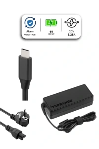 20V 3.25A TYPE-C 65W LENOVO İçin Laptop Adaptör