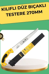 270 mm Düz Bıçaklı Bahçe Budama Testeresi Kılıflı