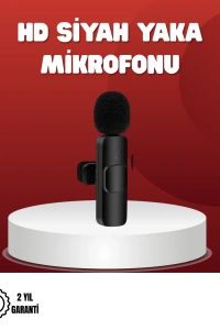 2’li Kablosuz Yaka Mikrofonu iPhone İçin Profesyonel Video Ses