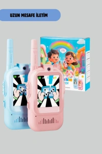 3–12 Yaş Çocuklara Uygun Görüntülü Walkie Talkie Seti