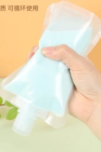 3 Adet 100ml Krem Şampuan Kabı Tekrar Kullanılabilir Set