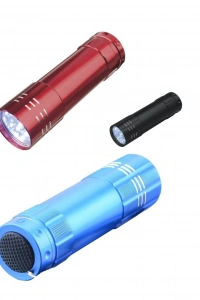 3 Adet 9 Ledli Metal Mini El Fener