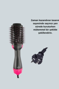 3 Isı Kademeli 1200W Saç Şekillendirme Fırçası.