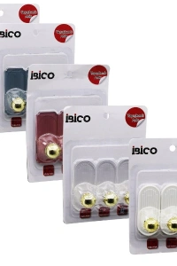 3lü Gold Top Uçlu Yapışkanlı Plastik Askı
