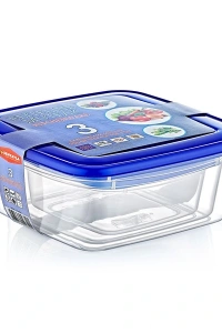 3lü Kare Saklama Kabı Seti