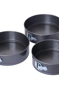 3lü Kelepçeli Kek Kalıbı Seti