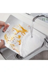 3lü Paslanmaz Çelik Kesme Tahtası Seti