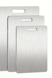 3lü Paslanmaz Çelik Kesme Tahtası Seti