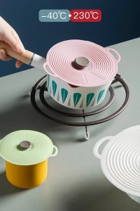 3lü Vakumlu Silikon Kapak Seti