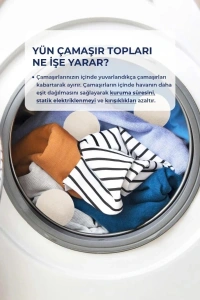 3lü Yün Kurutma Topu Seti