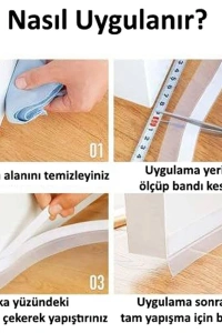 3 Metre Kapı Pencere Rüzgar İzolasyon Bandı