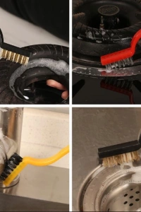 3 Parça Tel Fırça Detaylı Temizlik Seti