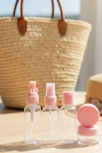 30 ml 5’li Seyahat Banyo Şişe Seti Çantalı