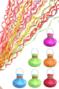 30 Şeritli  5 Metre Uzayan Şerit Konfeti