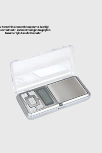 300 Gr Hassas Cep Terazisi Mavi Işıklı LCD Ekranlı