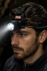 30W LED Kafa Feneri Sensörlü Type C Şarjlı