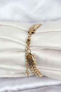 316L Çelik Gold Renk Kadın Bileklik