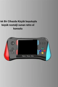 3.5 İnç Ekranlı Klasik Oyun Konsolu – 500 Dahili Oyun