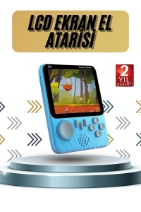 3.5 İnç Mini Atari Taşınabilir Oyun Konsolu 666 Adet Retro Oyun