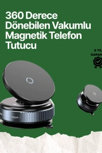360° Ayarlanabilir Manyetik Araç Telefon Tutucu – Kompakt ve Pratik Tasarım