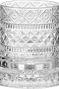 360 Derece Dönen Bardak - 280 ml - Kristal Cam