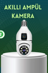 360 Derece Panoramik WiFi Kamera – Full HD Ev Güvenlik Sistemi