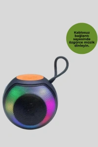 360° Stereo Surround Sesli Taşınabilir Hoparlör