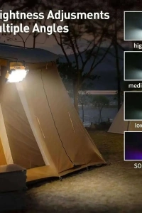 3600mAh Pil 4 Seviyeli Şarjlı Standlı LED