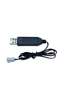 3.7V Li-ion SM-2P Soket Drone ve Oyuncak Bataryası USB Şarj Kablosu