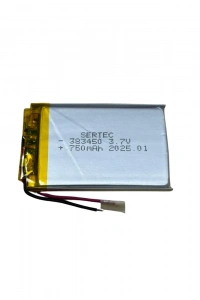383450 3.7V 750 MAh Li-Polymer Pil (Devreli/1.5A)