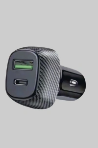 38W Araç Şarj Cihazı Type-C PD USB Hızlı Şarj Çift Port