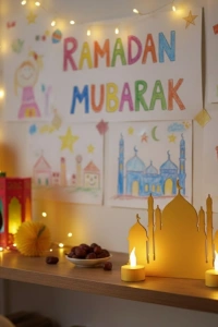 3D Cami Masa Üstü Dekor 2 Pilli LED Mumlu Hediye Set