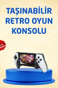 3D Ekranlı Mini Oyun Konsolu + Multimedya