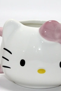 3D Hello Kitty Tasarımı Porselen Kupa Bardak