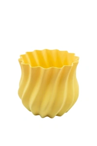 3D KIVRIMLI VAZO SARI