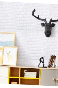 3D Tuğla Desenli Kendinden Yapışkanlı Duvar Paneli 58x38 cm