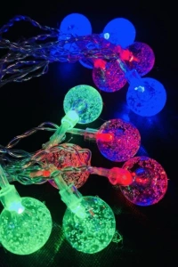 3m 20 Led Kristal Top RGB Pilli