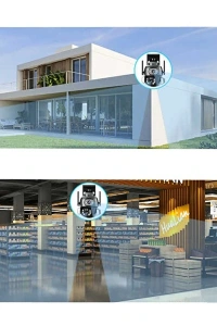 3MP + 3MP Wi-Fi IP TF Kart Girişli Optik Zoom Kamera