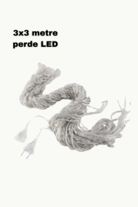 3x3 LED Işık Perdesi Şelale Model İç Dış Mekân Dekorasyonu
