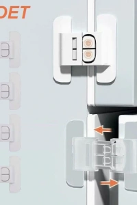 4 Adet Buzdolabı Çekmece ve Dolap Kapağı Çocuk Kilidi