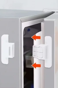 4 Adet Buzdolabı Çekmece ve Dolap Kapağı Çocuk Kilidi