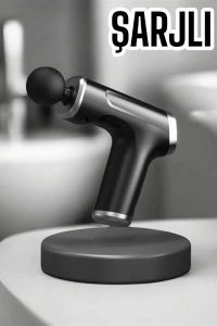 4 Başlıklı Darbeli Şarjlı Masaj Aleti Tabancası Kablosuz