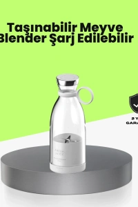 4 Bıçaklı Gıda Sınıfı Paslanmaz Çelik Taşınabilir Blender