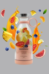 4 Bıçaklı Gıda Sınıfı Paslanmaz Çelik Taşınabilir Blender