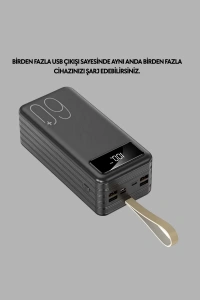 4 Çıkışlı Hızlı Şarj Destekli Powerbank