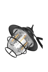 4 Fonksiyonlu Dekoratif Kamp Lambası – Tungsten Ampul, USB Çıkışlı