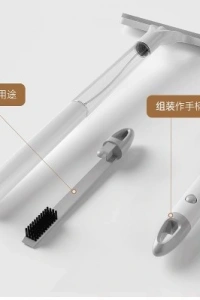 4 in 1 Spreyli Çek Çekli Camsil ve Fırça Aparatı