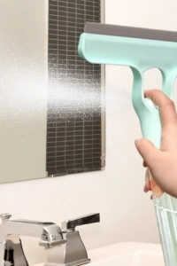 4 in 1 Spreyli Çek Çekli Camsil ve Fırça Aparatı